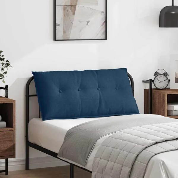 Coussin de Dos Bleu 100 x 19 x 50 cm tissu