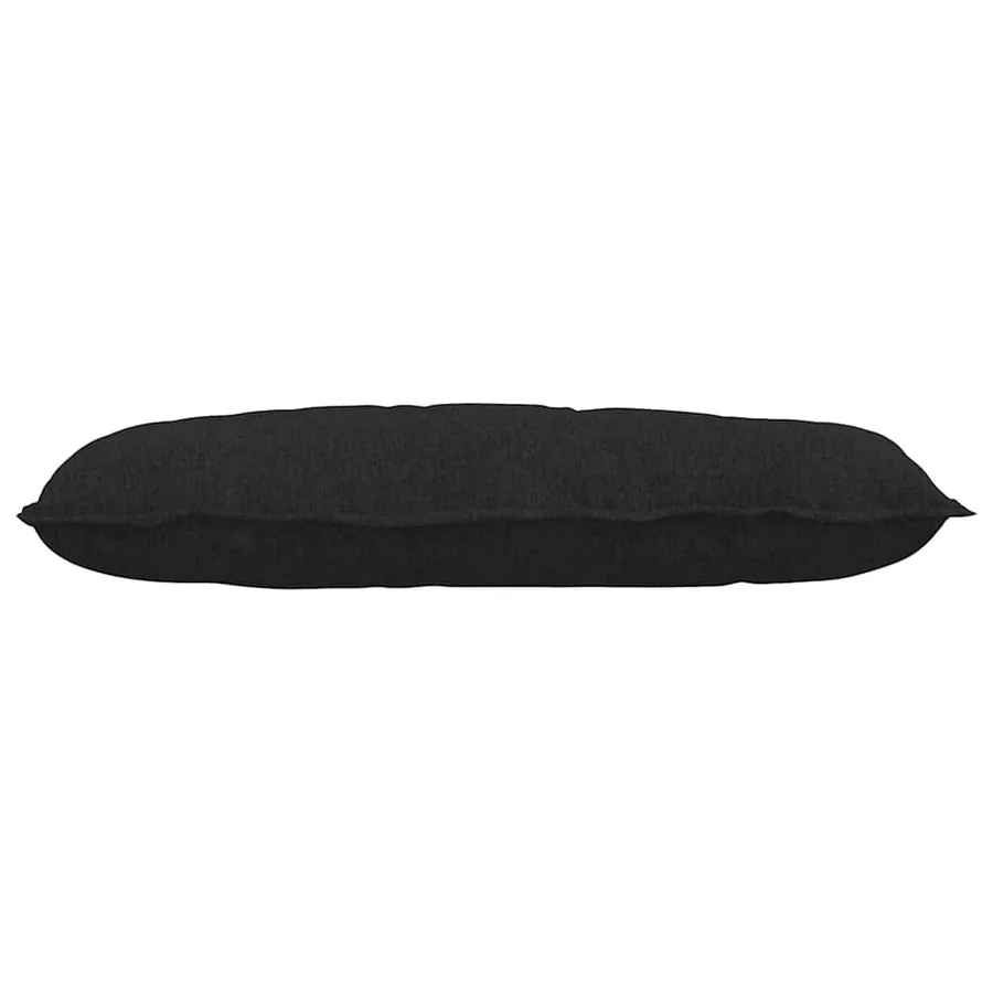 Coussin de Dos Noir 100 x 19 x 50 cm tissu - 5