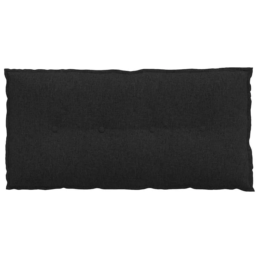 Coussin de Dos Noir 100 x 19 x 50 cm tissu - 6