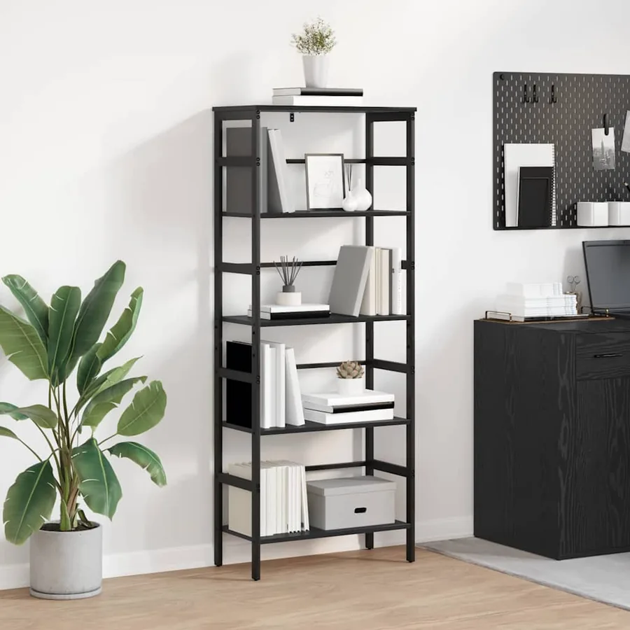 Étagère Chêne noir 60 x 29,5 x 149 cm Bois d'ingénierie