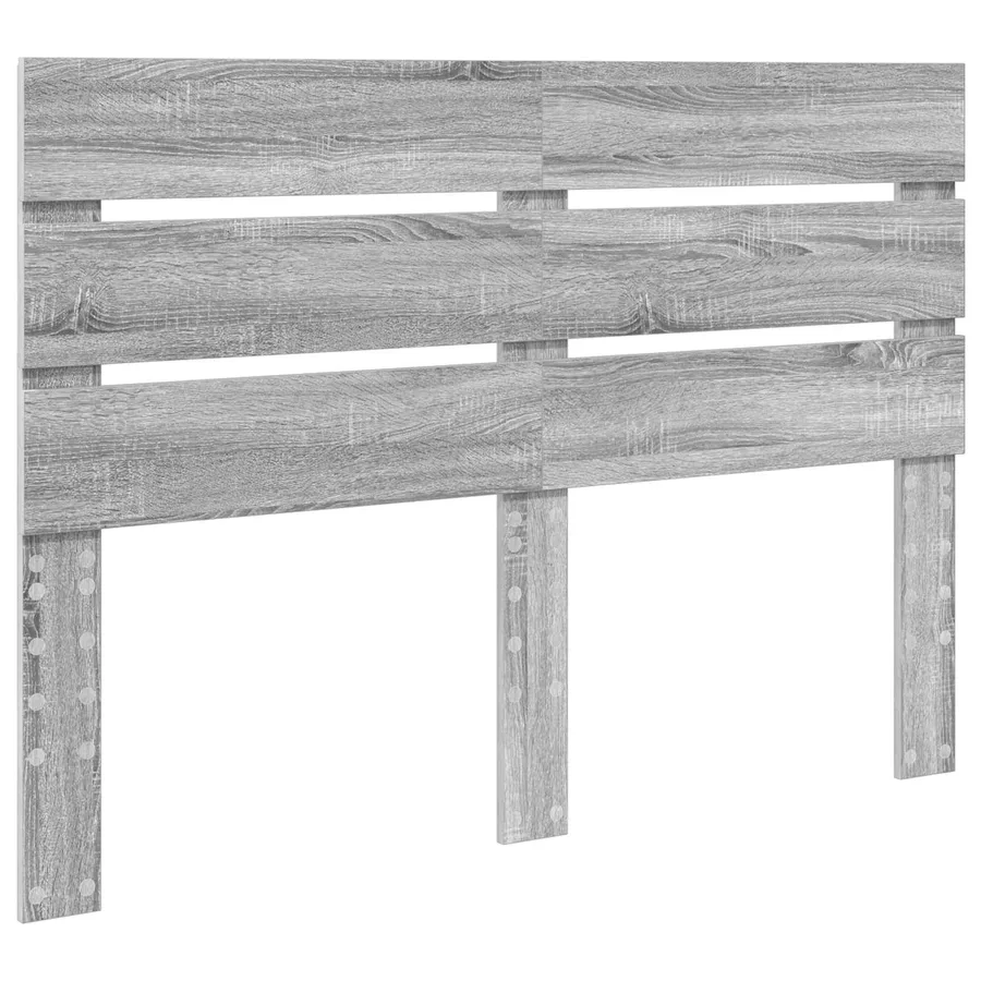 Cadre de lit Gris Sonoma 150 x 200 cm Bois de pin massif - 6