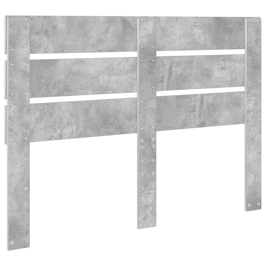 Tête de lit Gris béton Bois d'ingénierie - 6