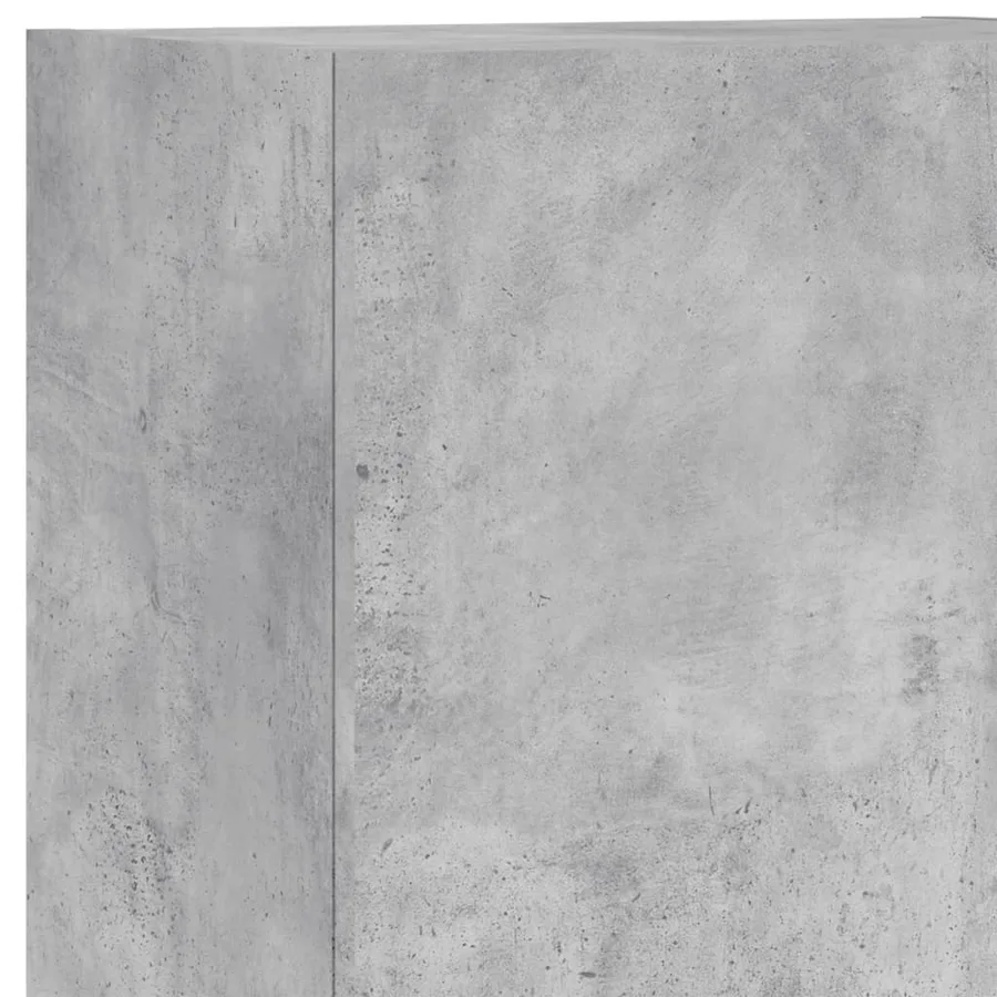 Unités murales TV 5 pcs gris béton bois d'ingénierie - 10