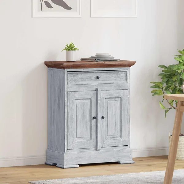 Armoire de rangement 63 x 30 x 79 cm Bois de Mahogany Massif