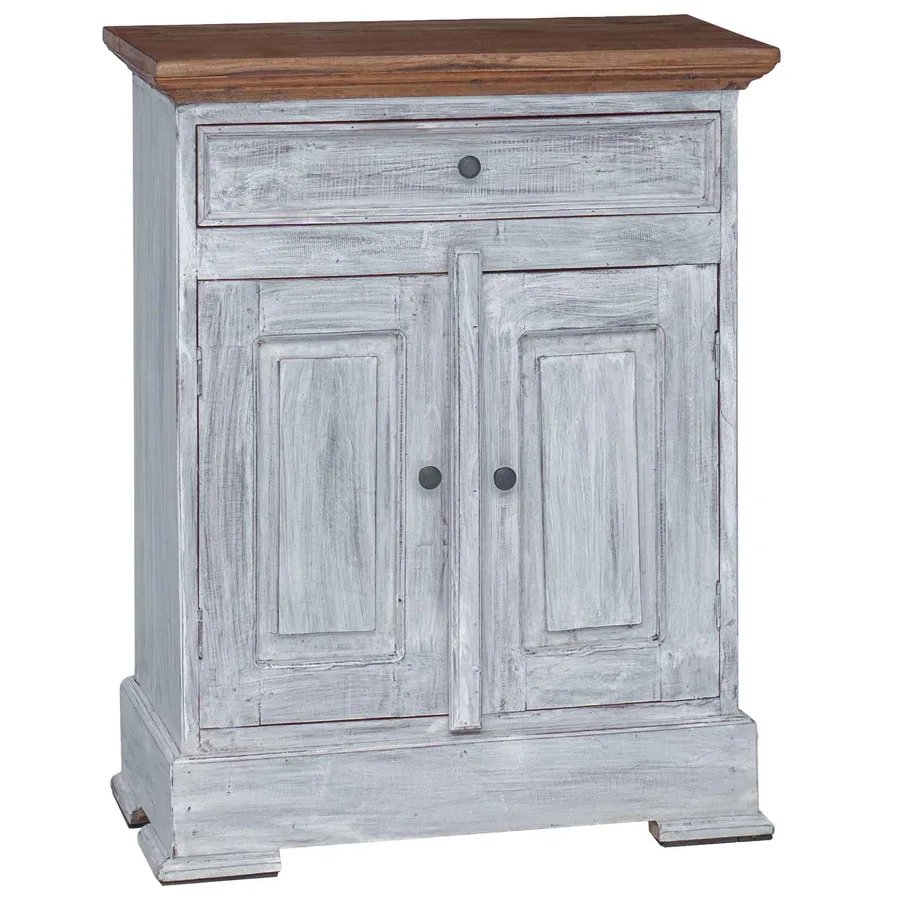 Armoire de rangement 63 x 30 x 79 cm Bois de Mahogany Massif - 2