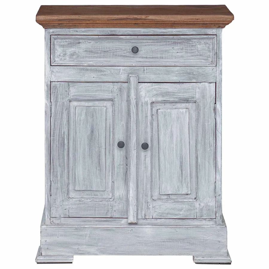 Armoire de rangement 63 x 30 x 79 cm Bois de Mahogany Massif - 5