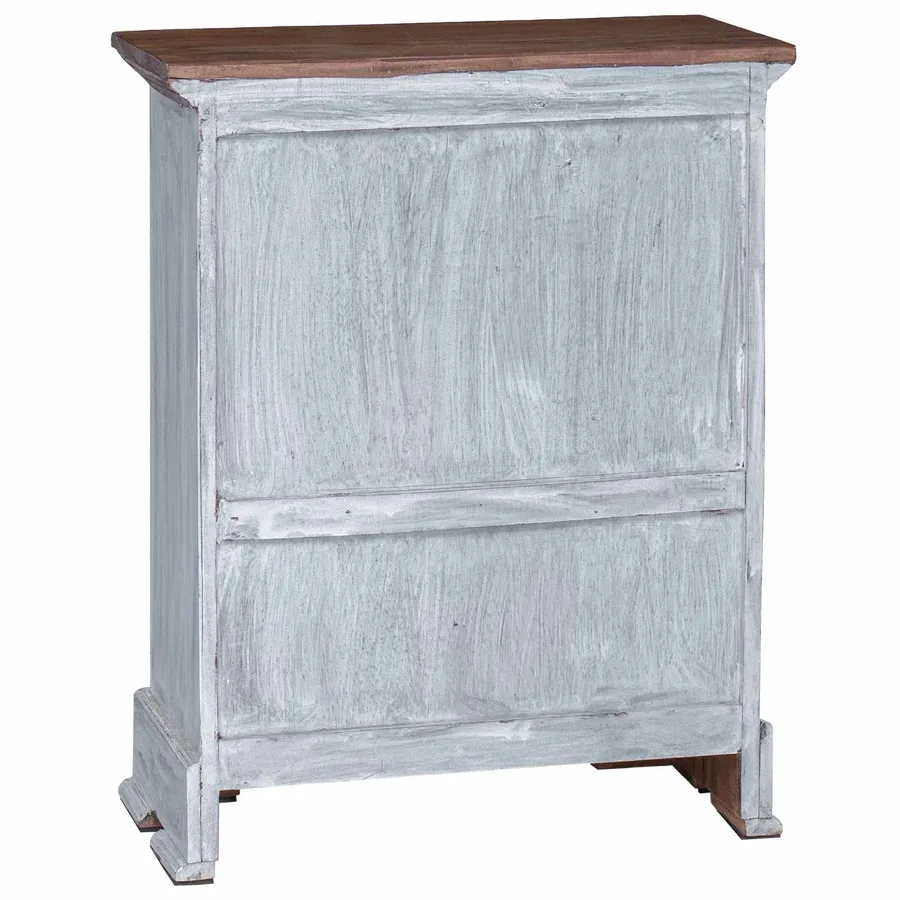 Armoire de rangement 63 x 30 x 79 cm Bois de Mahogany Massif - 7