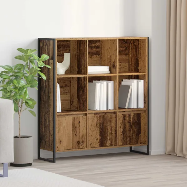 Bibliothèque 99,5 x 30 x 108 cm Bois d'ingénierie Bois Ancien
