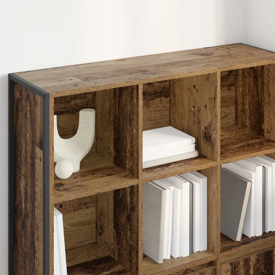 Bibliothèque 99,5 x 30 x 108 cm Bois d'ingénierie Bois Ancien - 4