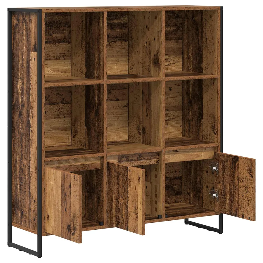 Bibliothèque 99,5 x 30 x 108 cm Bois d'ingénierie Bois Ancien - 5