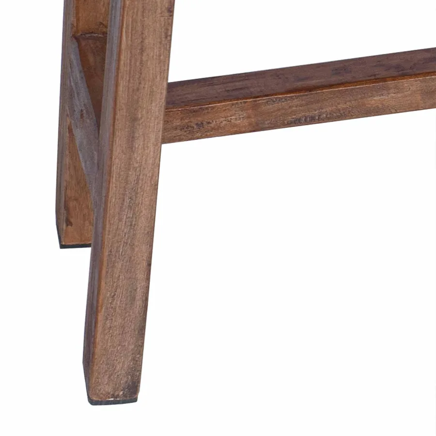 Bureau Marron 110 x 30 x 79 cm Bois de Mahogany Massif - 8