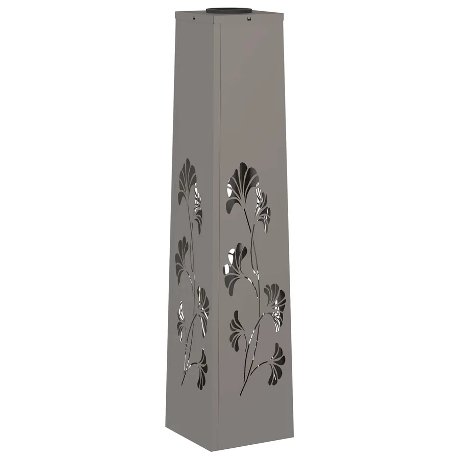 Lumière de chemin LED solaire 2 pcs Blanc chaud 18 x 18 x 80 cm - 6