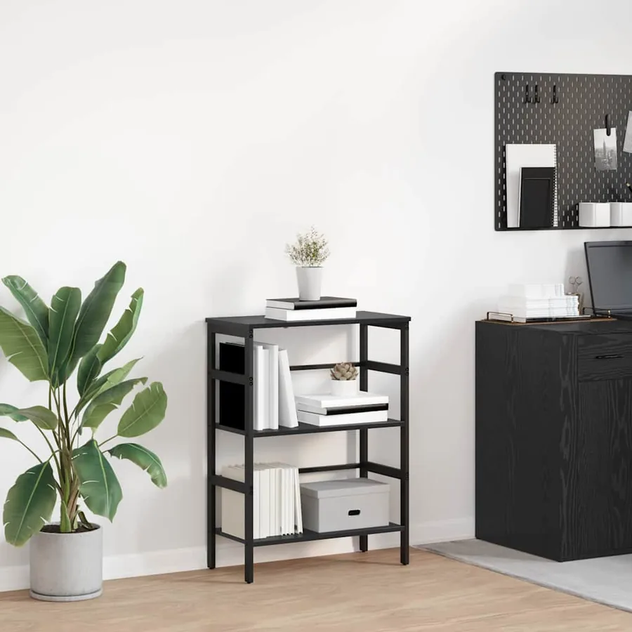 Étagère Chêne noir 60 x 29,5 x 81 cm Bois d'ingénierie
