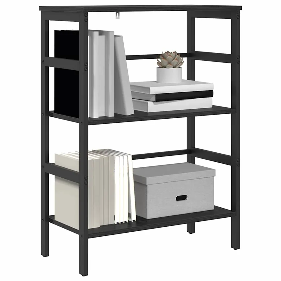 Étagère Chêne noir 60 x 29,5 x 81 cm Bois d'ingénierie - 3