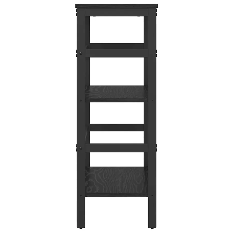 Étagère Chêne noir 60 x 29,5 x 81 cm Bois d'ingénierie - 6