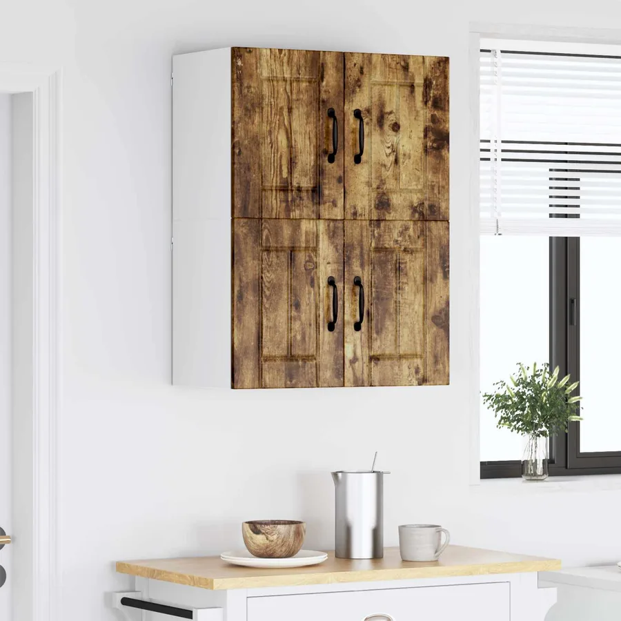 Meuble mural LUCCA 2 pcs Chêne fumé 60 x 31 x 40 cm - 4