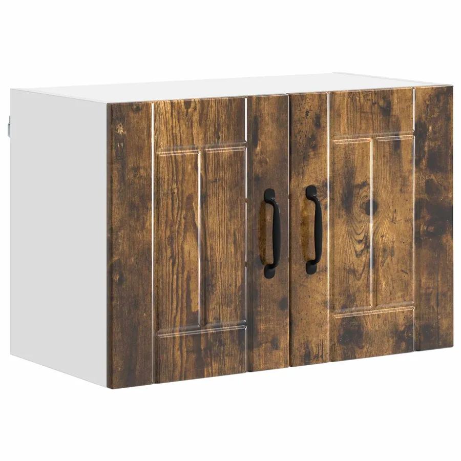 Meuble mural LUCCA 2 pcs Chêne fumé 60 x 31 x 40 cm - 5