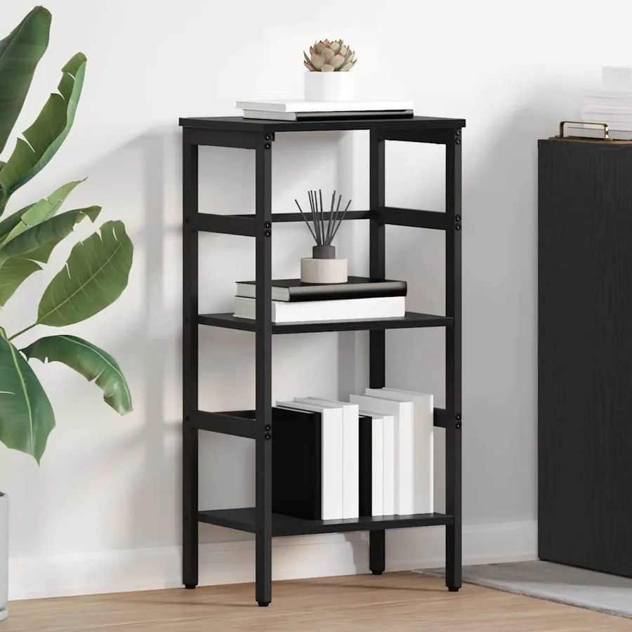 Étagère Chêne noir 40 x 29,5 x 81 cm Bois d'ingénierie