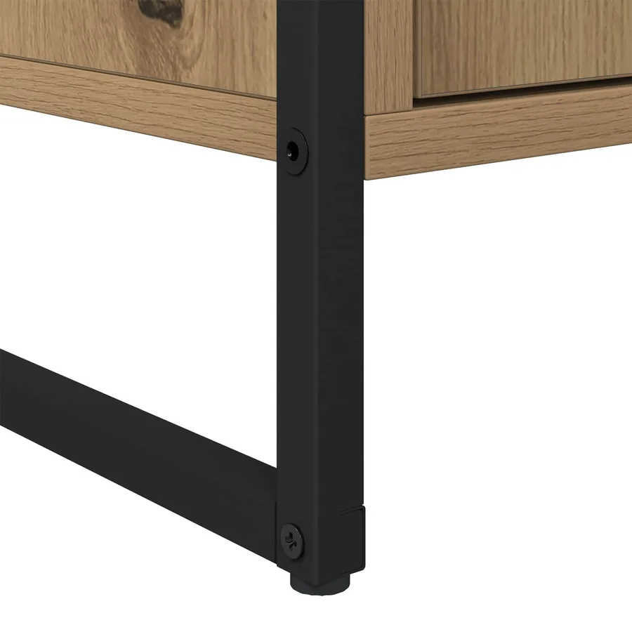 Buffet Chêne artisan 81 x 36 x 150.5 cm Bois d'ingénierie - 10
