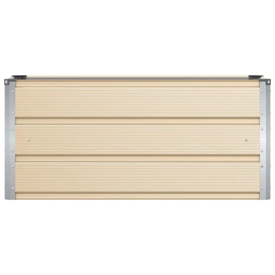Jardinière Ivoire 100 x 40 x 45 cm Acier - 4