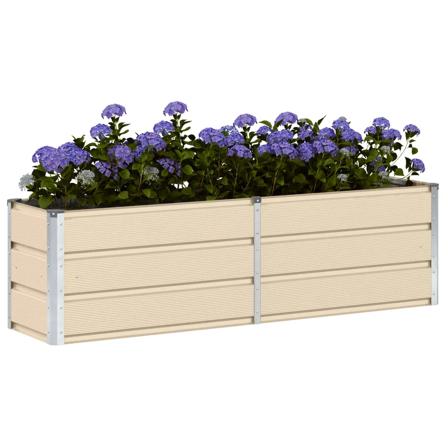 Jardinière Ivoire 160 x 40 x 45 cm Acier - 3