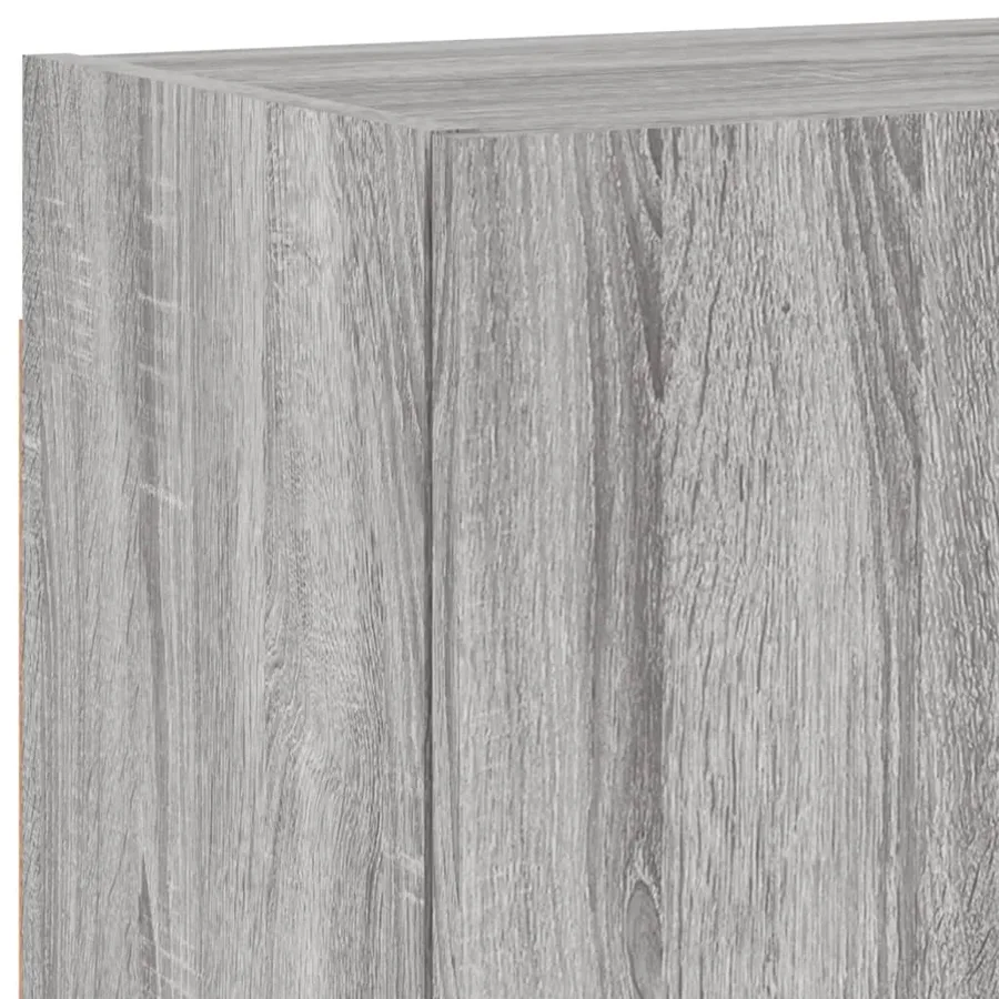 Meuble TV mural sonoma gris 40,5x30x40 cm bois d'ingénierie - 11