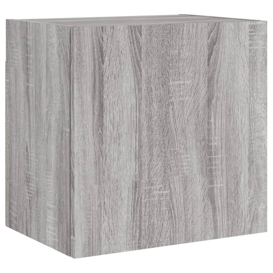 Unités murales TV 5 pcs sonoma gris bois d'ingénierie - 7