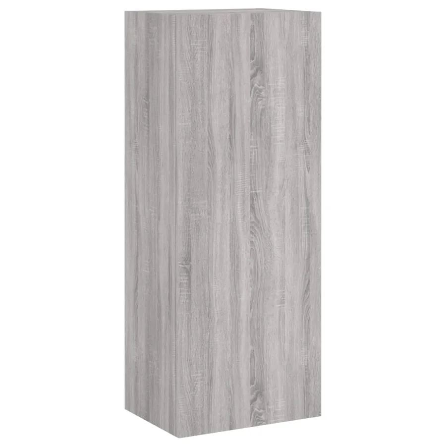 Unités murales TV 5 pcs sonoma gris bois d'ingénierie - 8