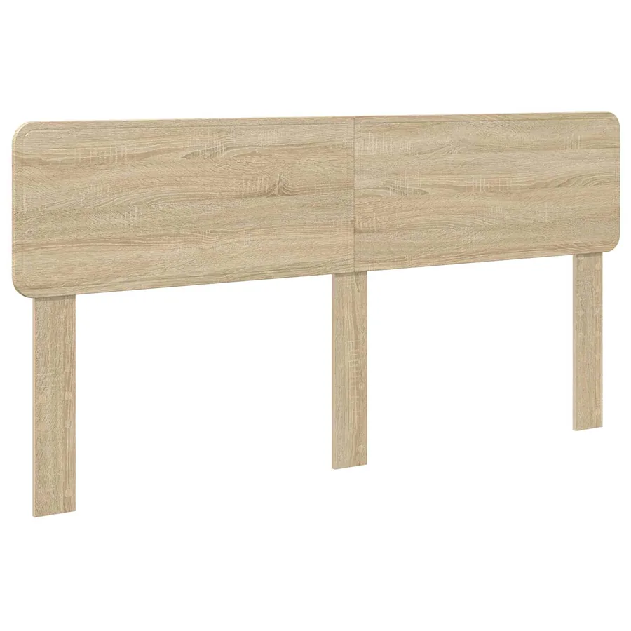 Cadre de lit Chêne Sonoma 200 x 200 cm Bois d’ingénierie - 7