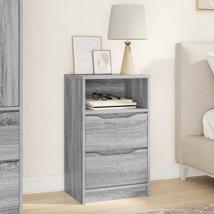 Table de chevet Gris Sonoma 40 x 30 x 467 cm Bois d'ingénierie