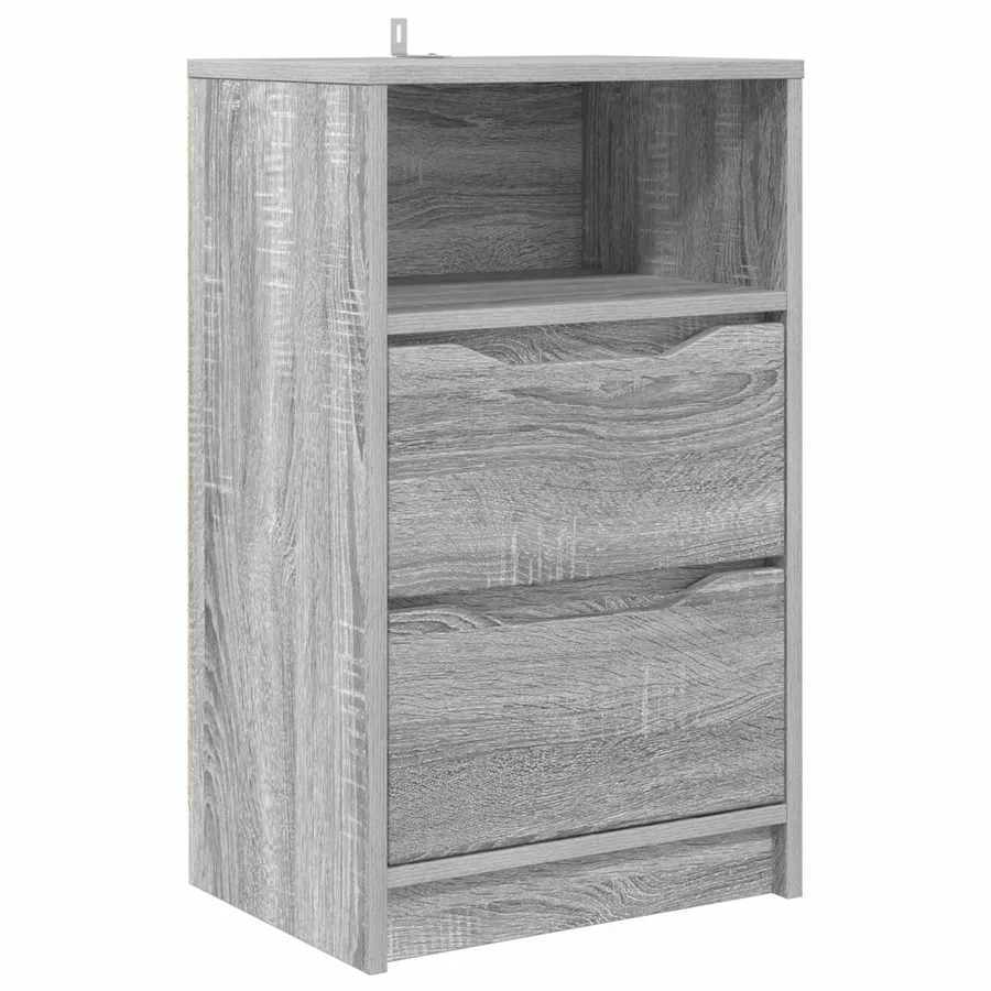 Table de chevet Gris Sonoma 40 x 30 x 467 cm Bois d'ingénierie - 2