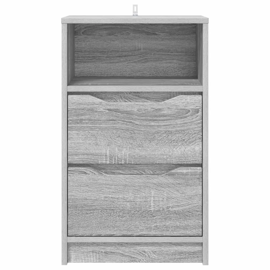 Table de chevet Gris Sonoma 40 x 30 x 467 cm Bois d'ingénierie - 6
