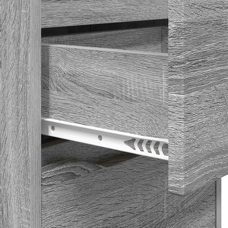 Table de chevet Gris Sonoma 40 x 30 x 467 cm Bois d'ingénierie - 9