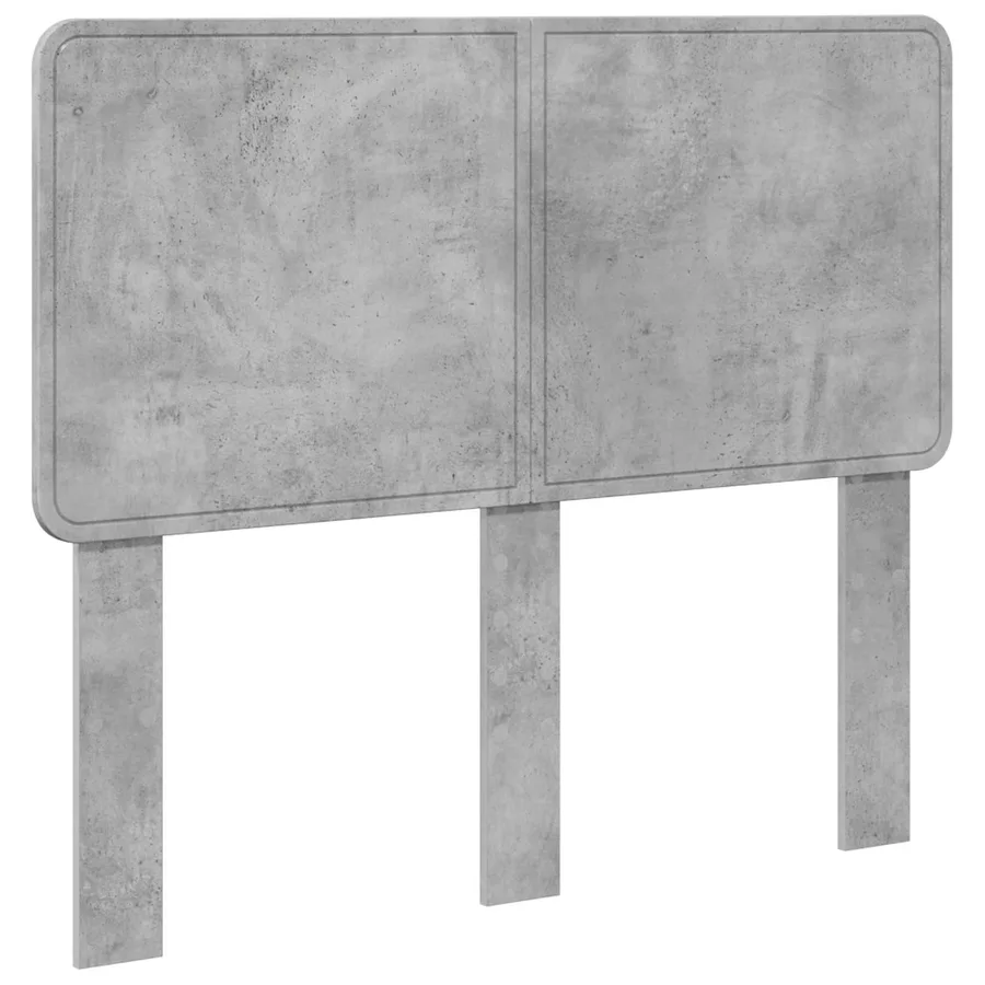 Tête de lit Gris béton Bois d'ingénierie - 2