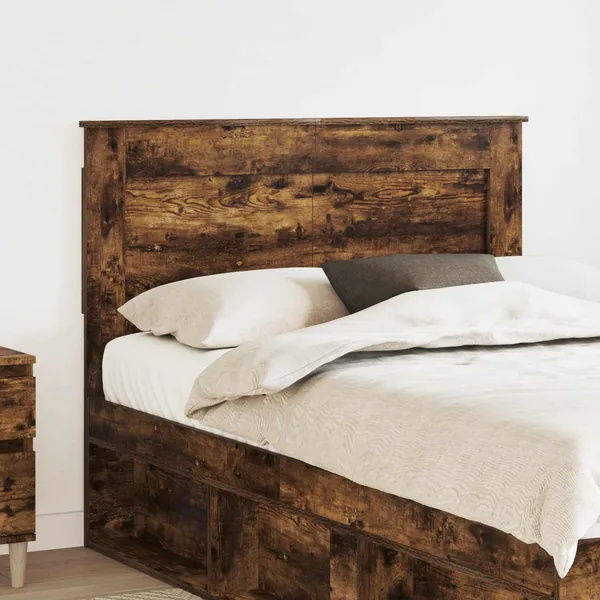 Tête de lit Chêne fumé 135 cm Bois d'ingénierie