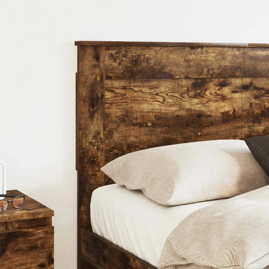 Tête de lit Chêne fumé 135 cm Bois d'ingénierie - 3