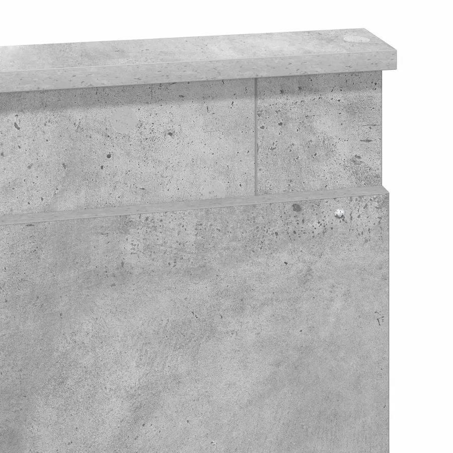 Cadre de lit avec tête de lit Béton 120 x 200 cm Pin massif - 11