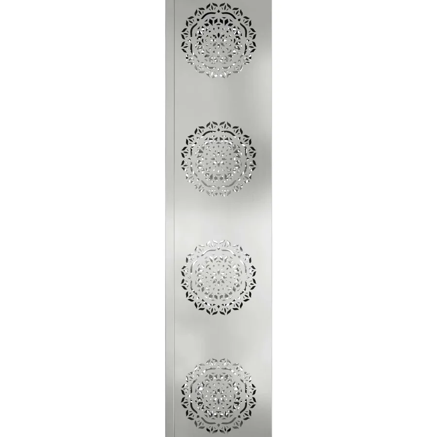 Lumière de chemin LED solaire 2 pcs Blanc chaud 18 x 18 x 80 cm - 11