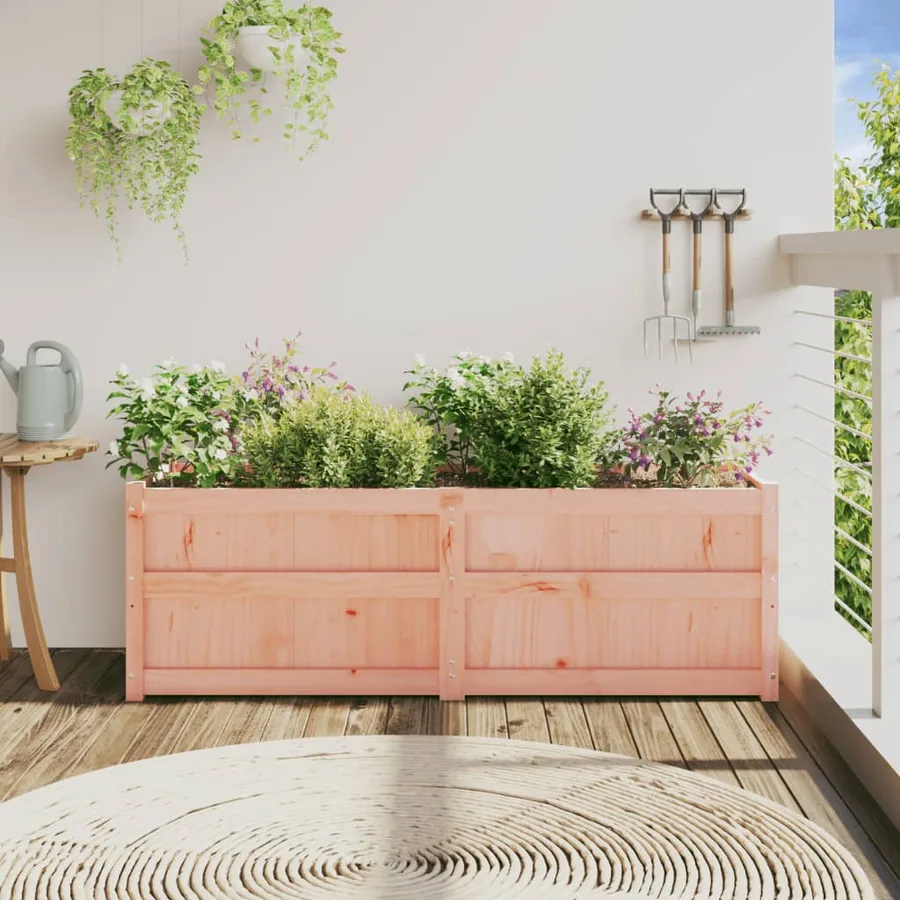 Jardinière 150x50x50 cm bois massif douglas - 3