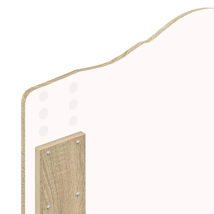 Cadre de lit Chêne Sonoma 100 x 200 cm Bois d'ingénierie - 11