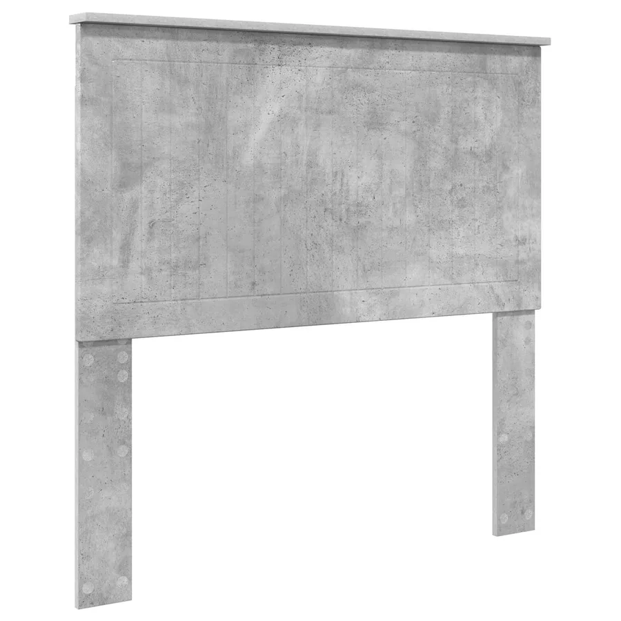 Cadre de lit Gris béton 100 x 200 cm Bois d'ingénierie - 6