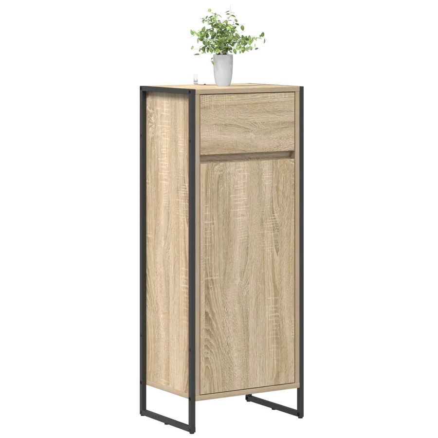 Cabinet de salle de bain avec tiroir Sonoma 40 x 30 x 100 cm - 3