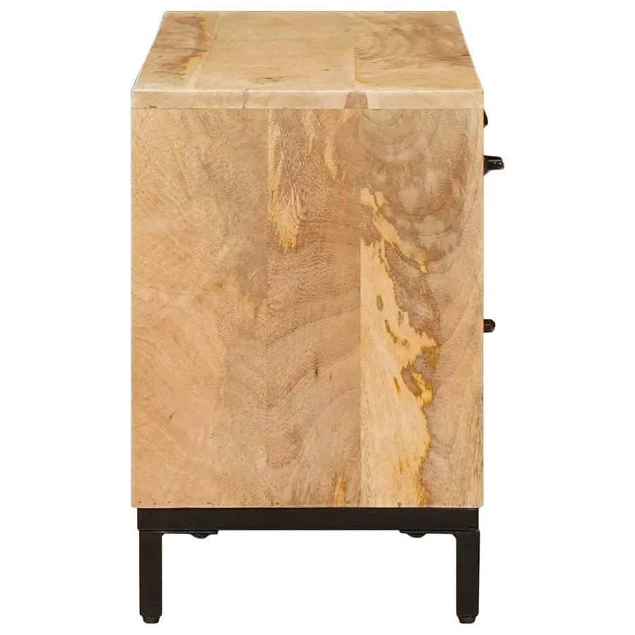 Supports de télévision avec tiroir Marron 110 x 30 x 46 cm - 7