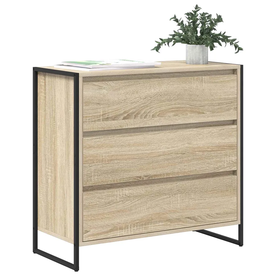 Buffet avec tiroir Sonoma 79 x 36 x 75.5 cm Bois d'ingénierie - 3
