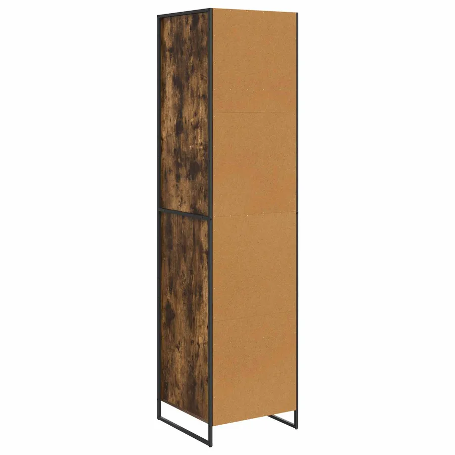 Garde-robe Chêne Fumé 50 x 50 x 200 cm Bois d'ingénierie - 7