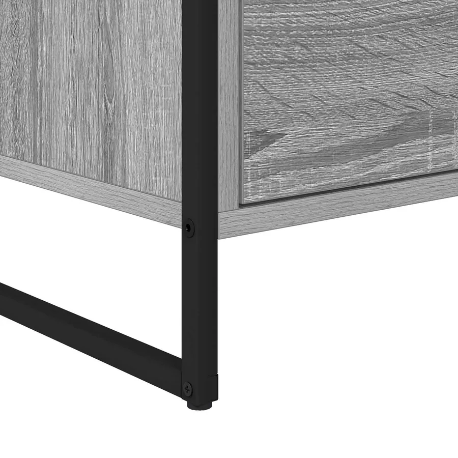 Buffet Gris Sonoma 79 x 36 x 75.5 cm Bois d'ingénierie - 10