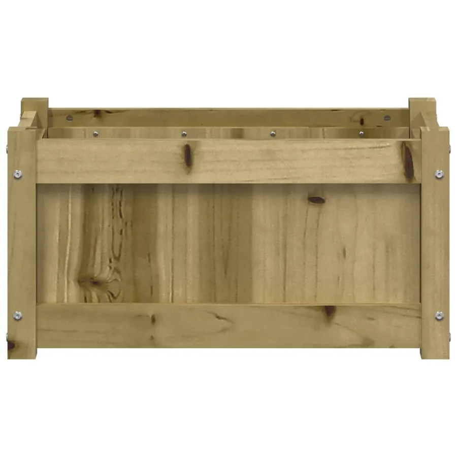 Jardinière 60x31x31 cm bois de pin imprégné - 5