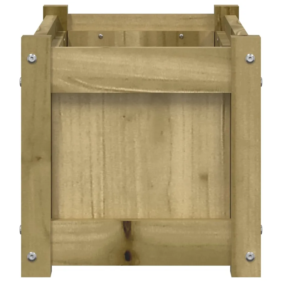 Jardinière 60x31x31 cm bois de pin imprégné - 6