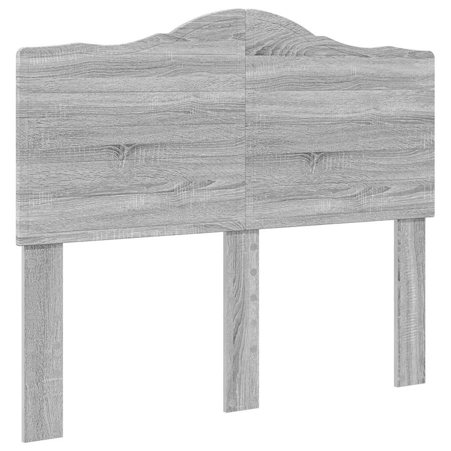 Cadre de lit Gris Sonoma 135 x 190 cm Pin massif - 6