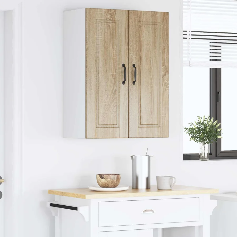Meuble mural PORTO 2 pcs Chêne Sonoma 30 x 31 x 80 cm - 4